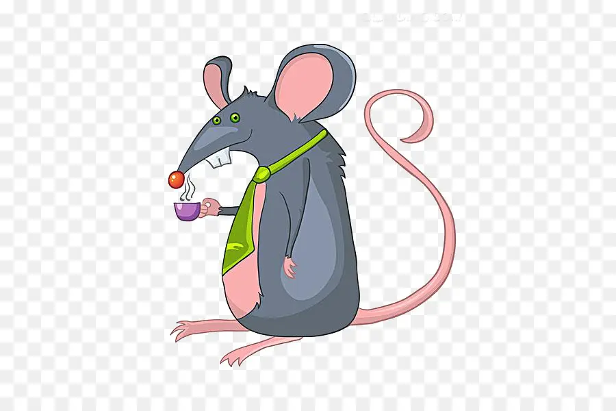 Souris De Dessin Animé，Thé PNG