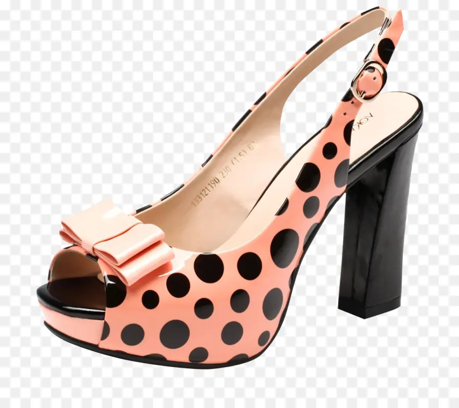 Chaussure à Pois，Talons PNG