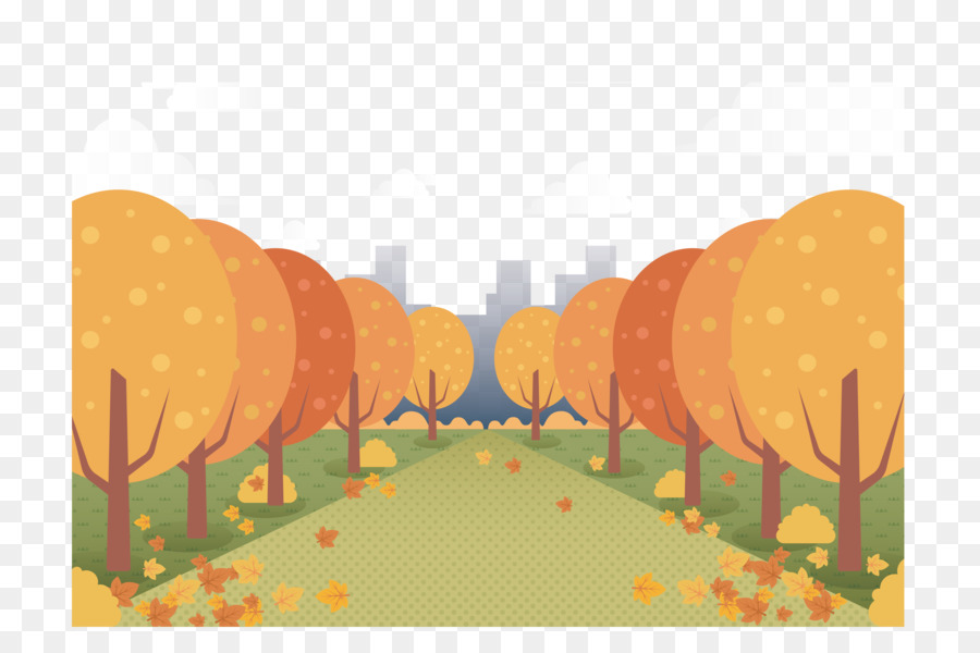 Arbres D'automne，Feuilles PNG