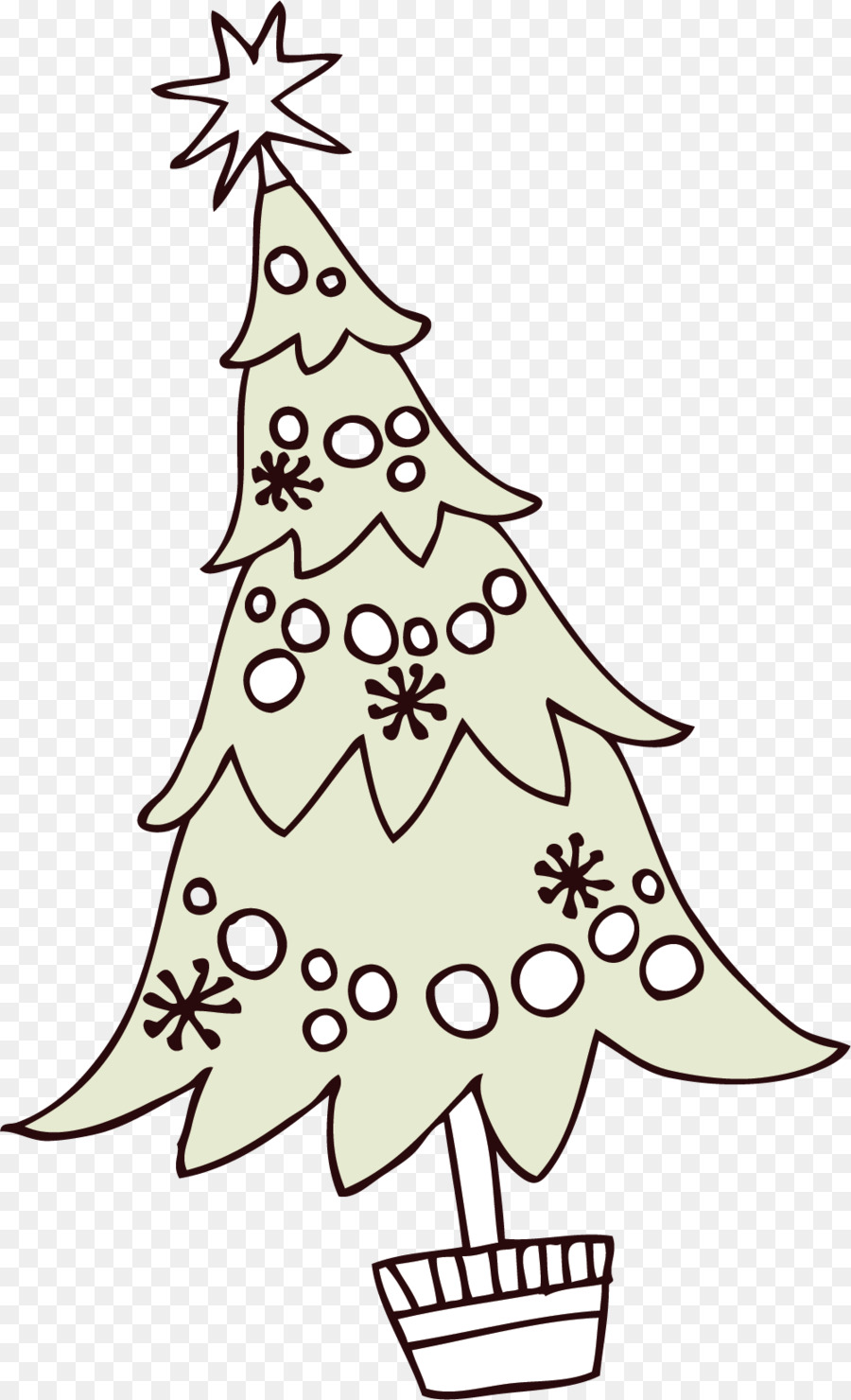 Arbre De Noël，Étoile PNG