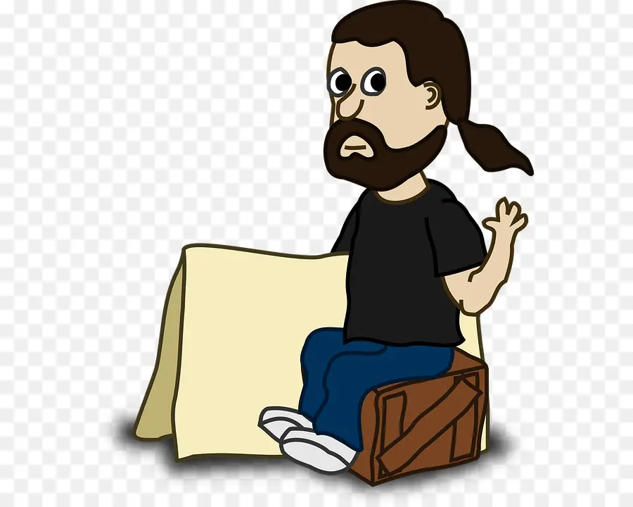 Homme De Dessin Animé，Barbe PNG