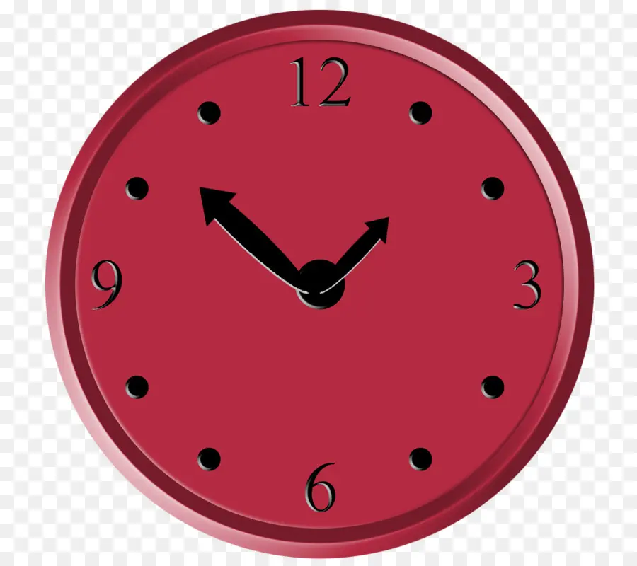 Horloge Rouge，Mur PNG