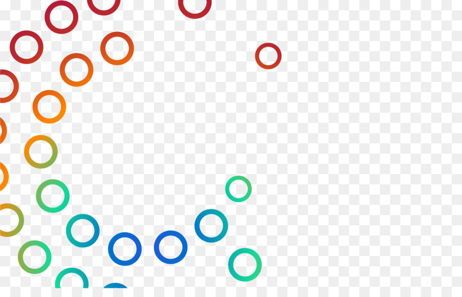 Cercles Colorés，Conception PNG