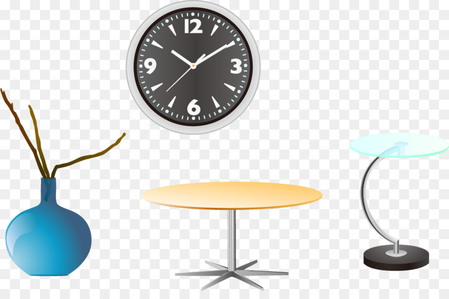 Table，Horloge PNG