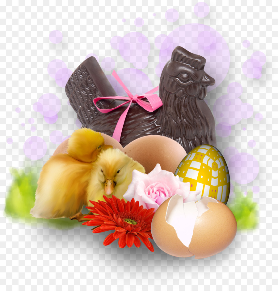 Décorations De Pâques，Poussin PNG