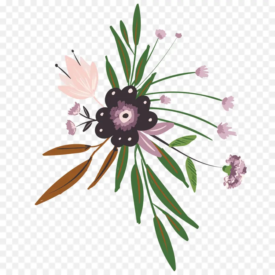 Composition Florale，Fleurs PNG