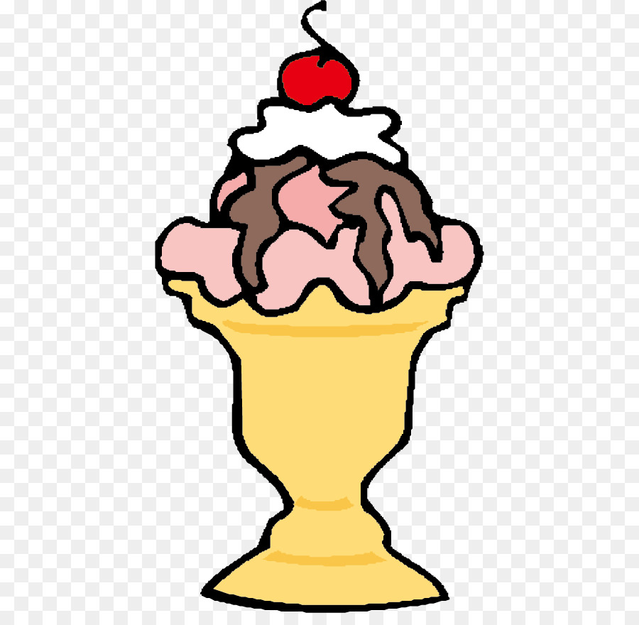 Crème Glacée，Sundae PNG