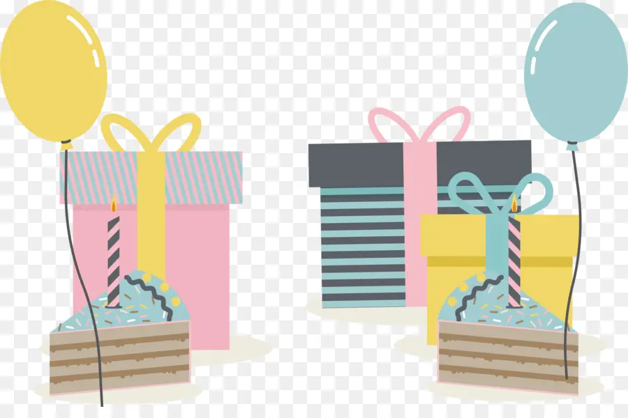 Coffrets Cadeaux，Ballons PNG