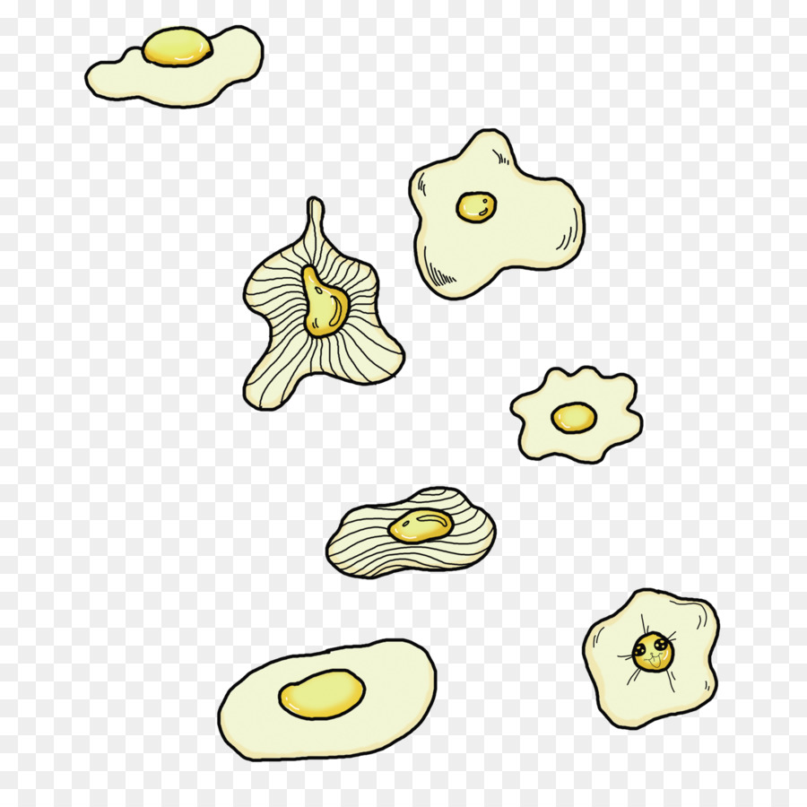 Oeuf Frit，Dessin Animé PNG