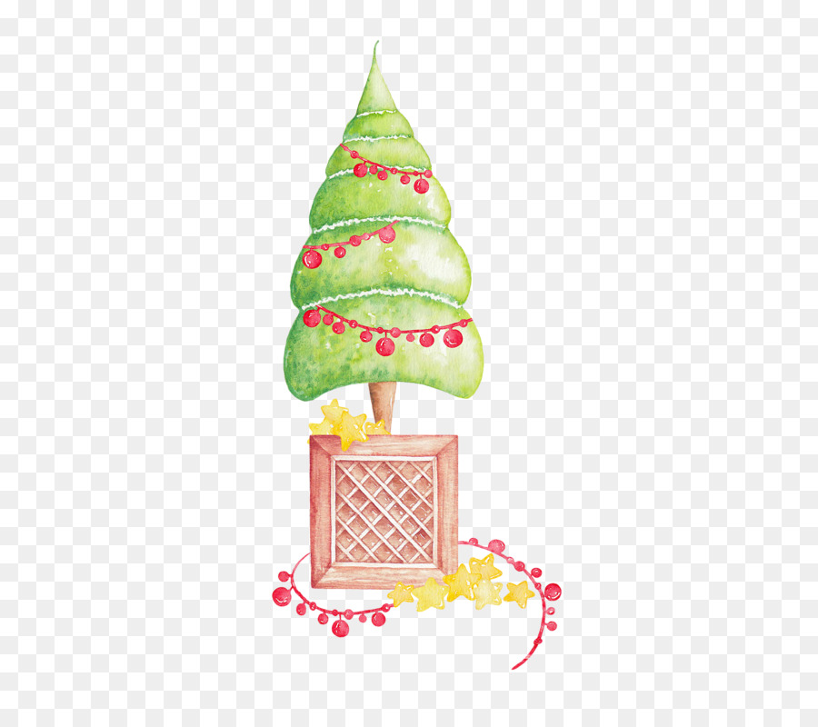 Arbre De Noël Aquarelle，Arbre PNG