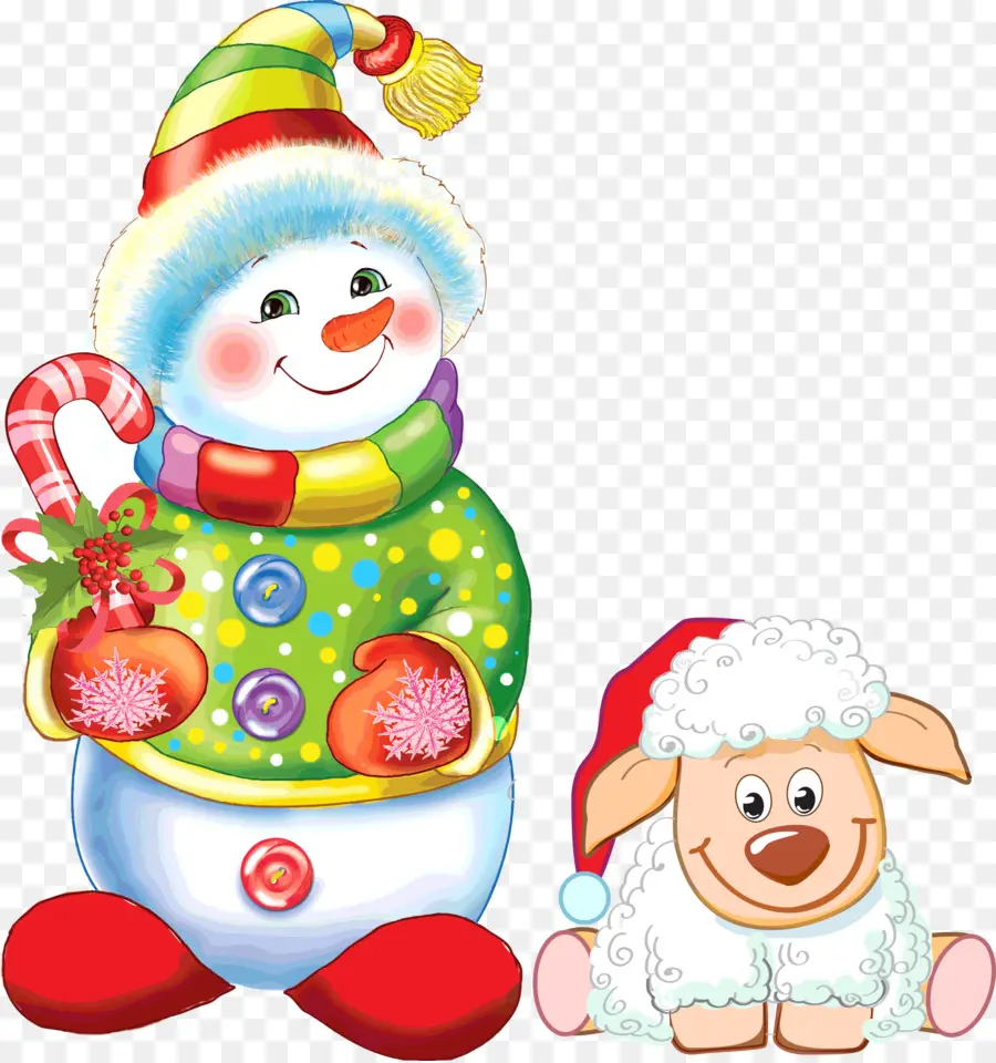 Bonhomme De Neige Et Mouton，Mouton PNG