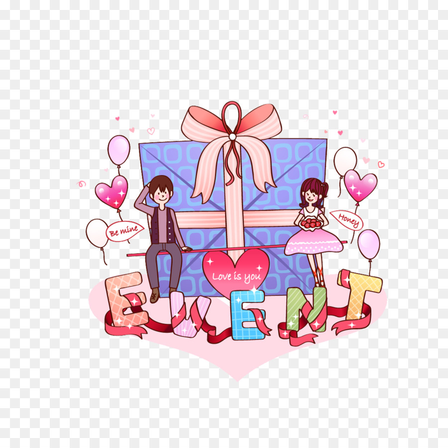 Saint Valentin，Dessin Animé PNG