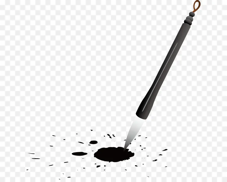 Pinceau à Encre，Peinture PNG