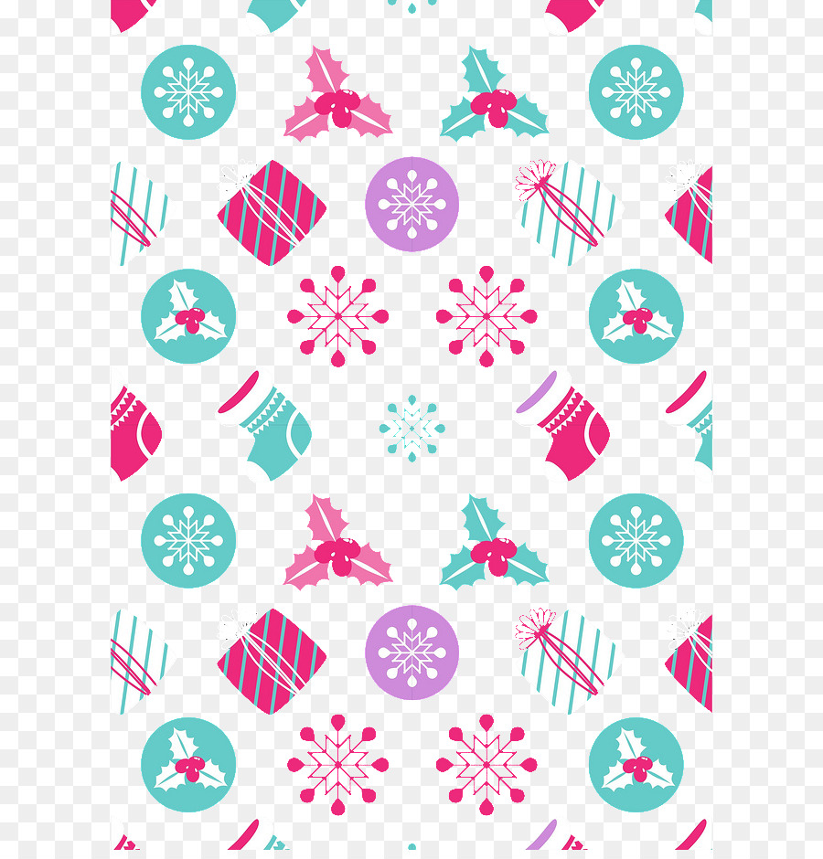 Modèle De Noël，Flocons De Neige PNG