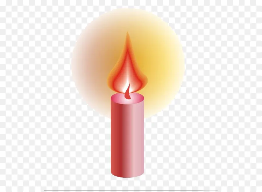 Bougie Rouge，Flamme PNG