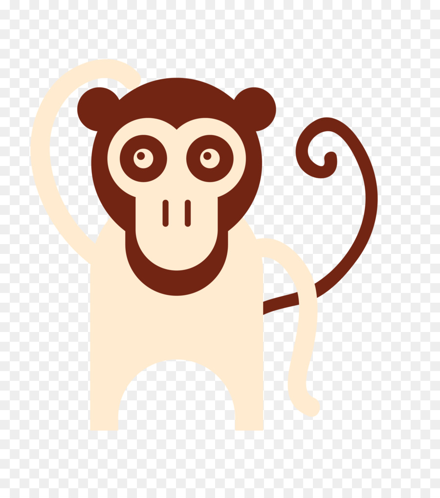 Singe De Dessin Animé，Animal PNG