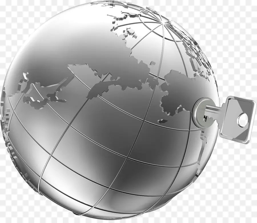 Globe Avec Clé，Clé PNG