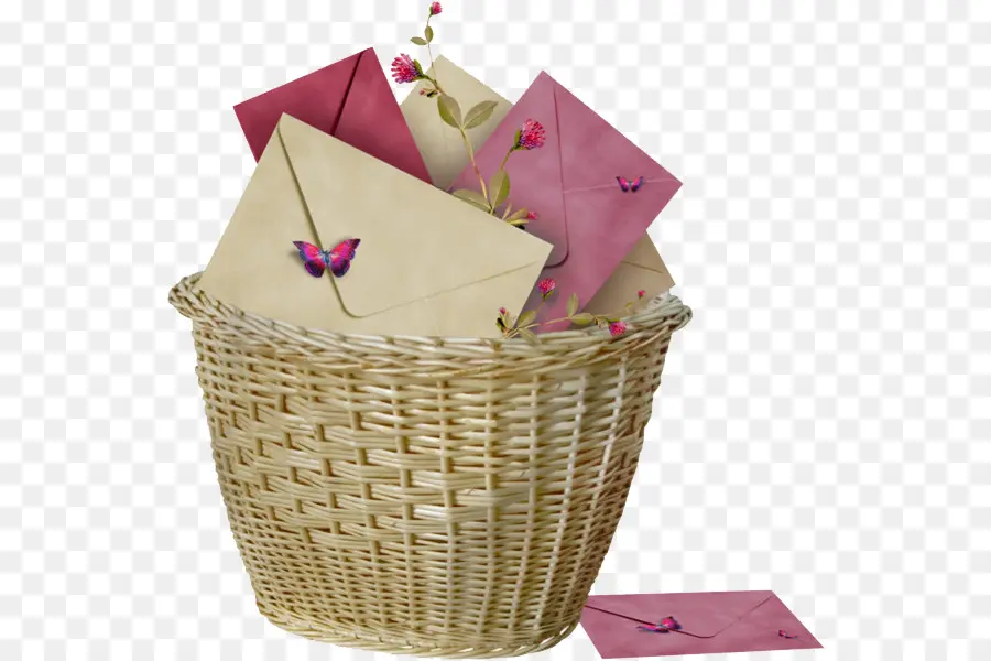 Panier D'enveloppes，Courrier PNG