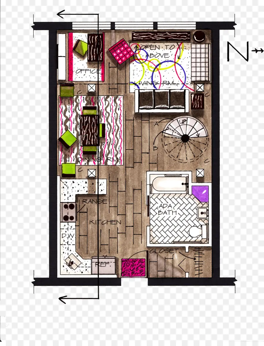 Plan D'étage，Maison PNG