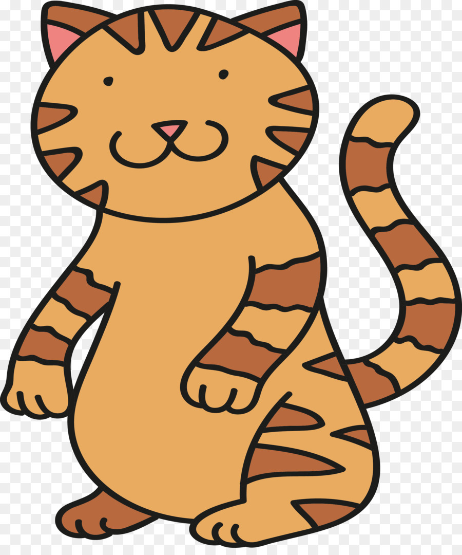 Chat Souriant，Animal De Compagnie PNG