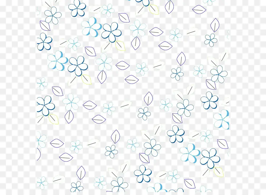 Fleurs Bleues，Fleurs PNG