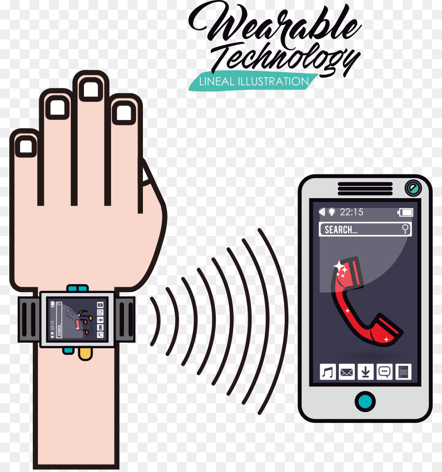 Technologie Portable，Montre Intelligente PNG