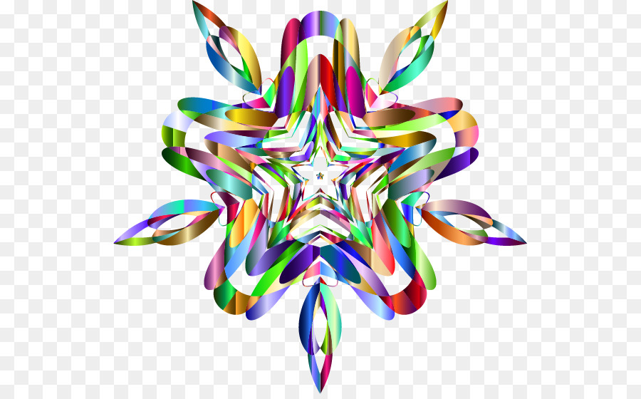 Étoile Colorée，Arc En Ciel PNG