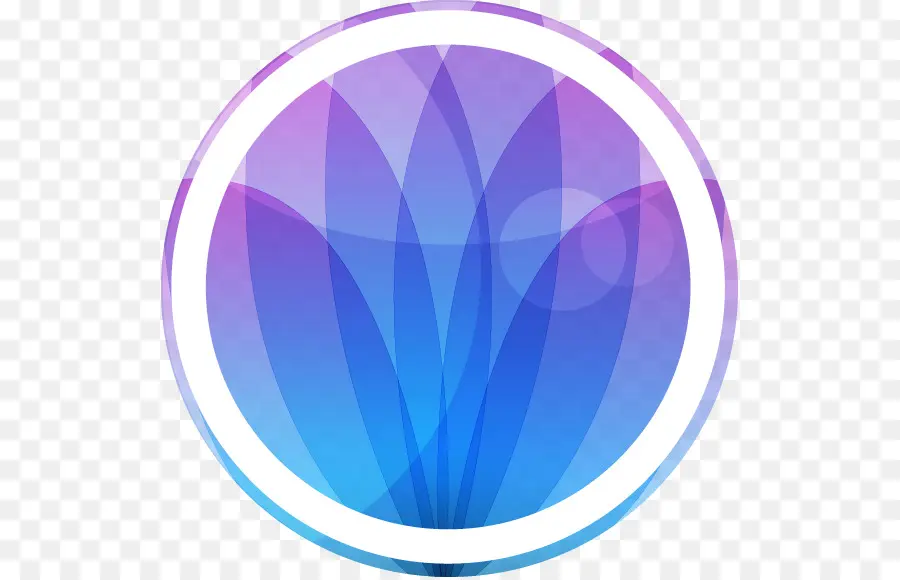 Design Circulaire Violet Et Bleu，Cercle PNG