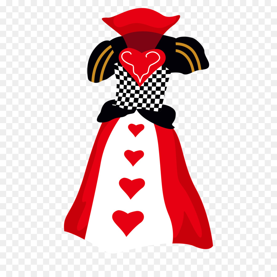 Robe Reine De Coeur，Carte PNG