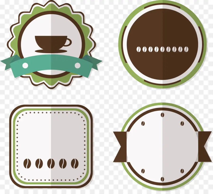 Étiquettes De Café，Café En Grains PNG