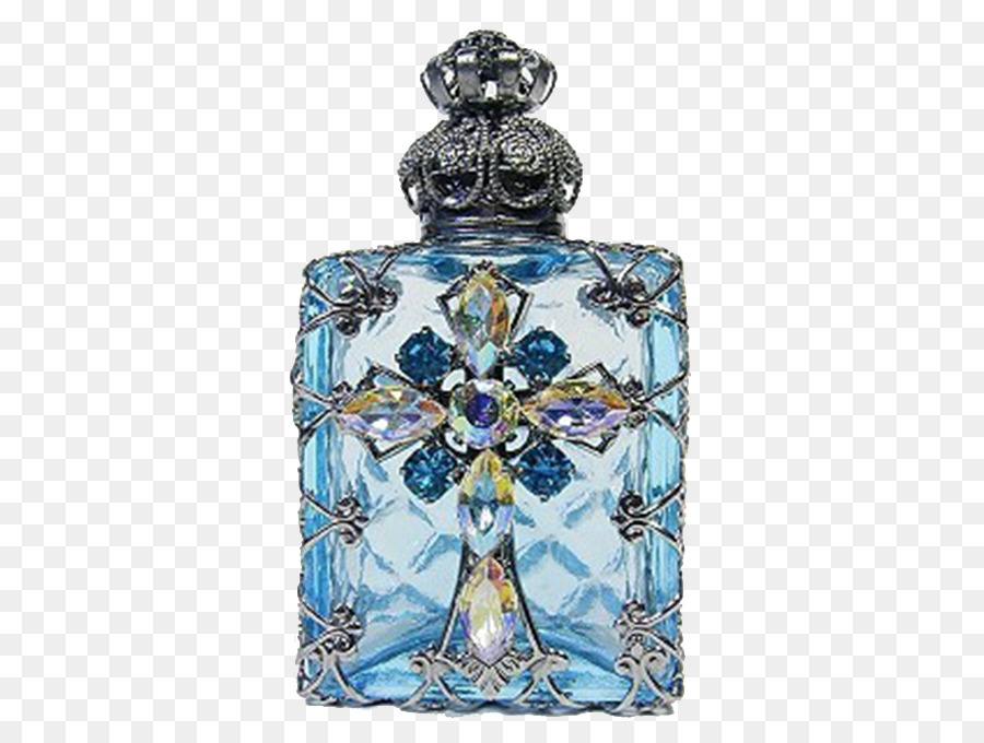 Flacon De Parfum Bleu，Bleu PNG