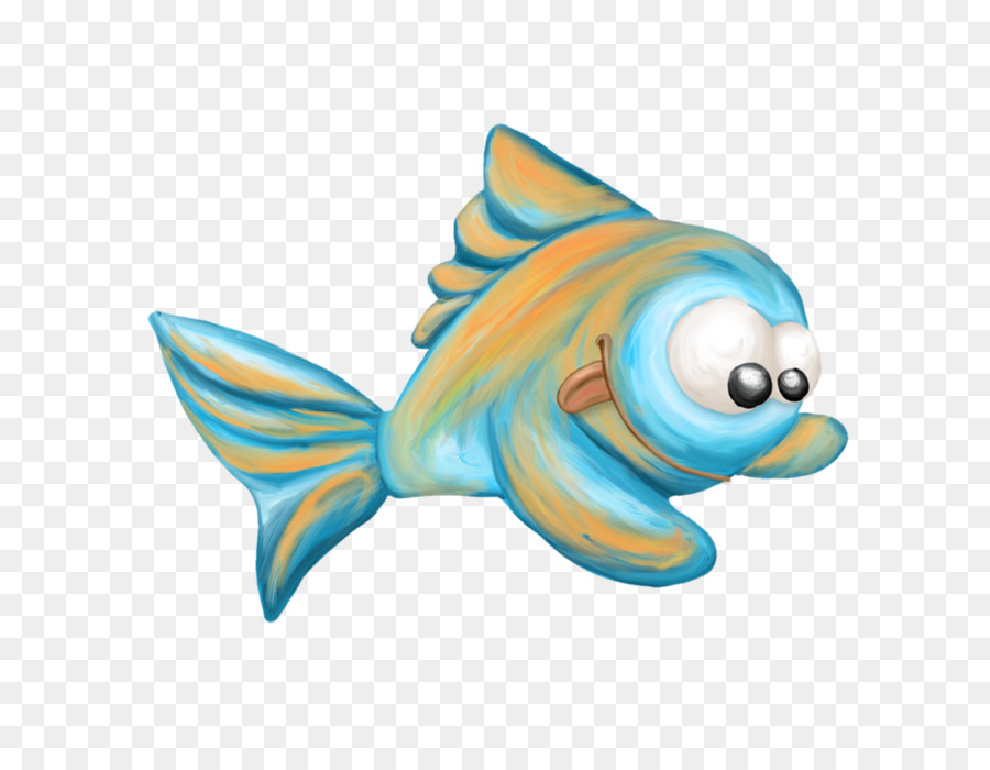 Poisson De Dessin Animé，Souriant PNG