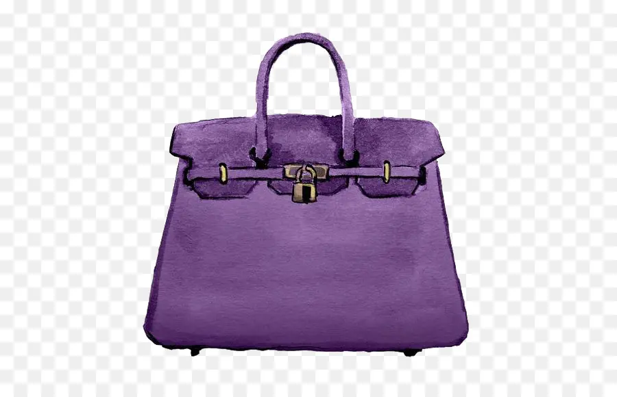 Sac à Main Violet，Mode PNG