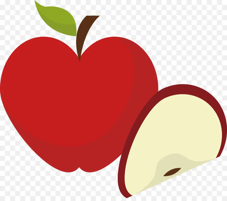 Pomme Rouge，Demi Pomme PNG