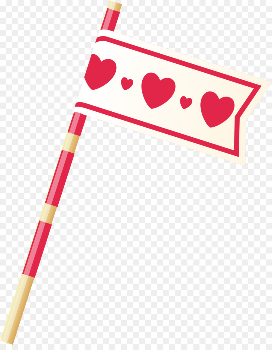 Drapeau Coeur，Amour PNG