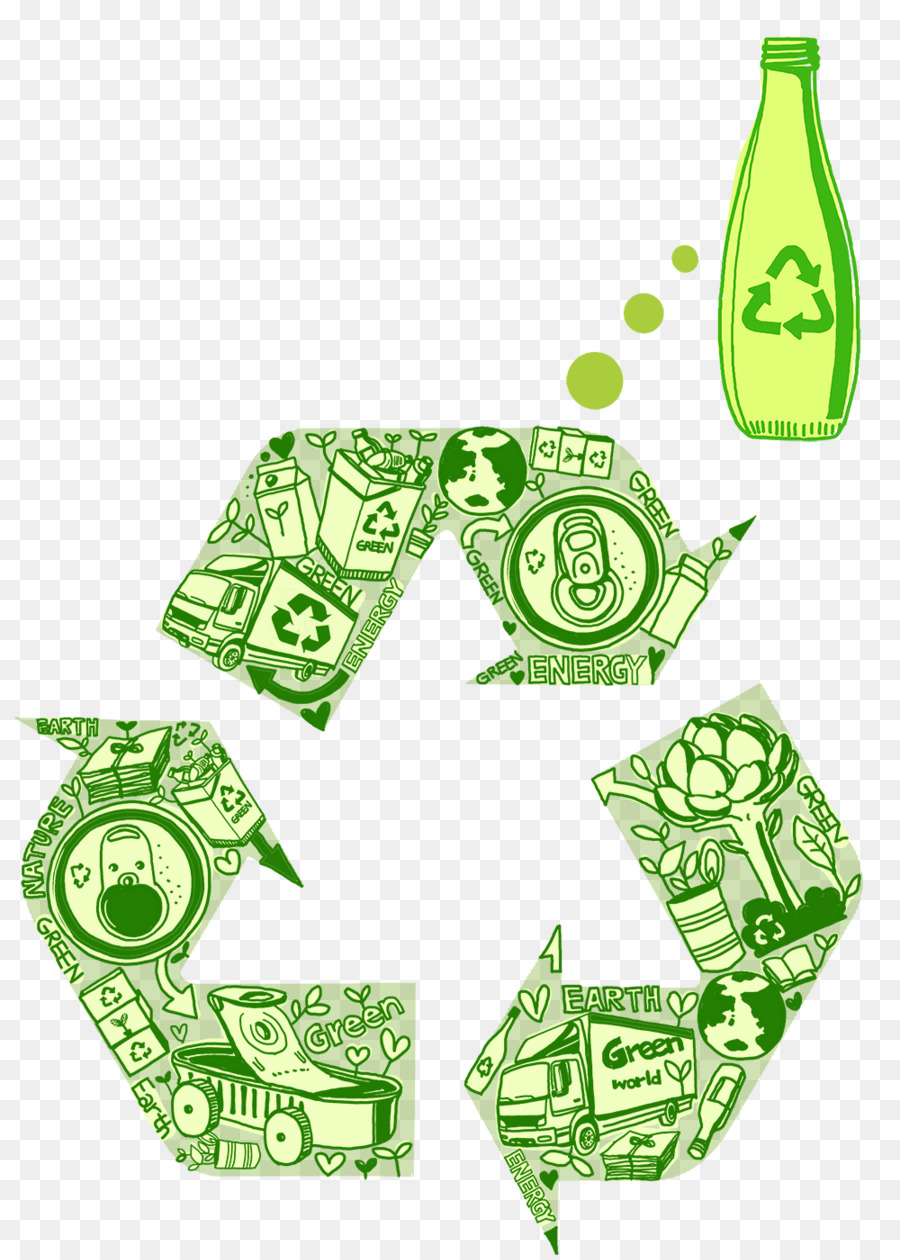 Symbole De Recyclage Vert，Recyclage PNG