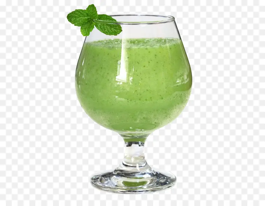 Smoothie Vert，Menthe PNG