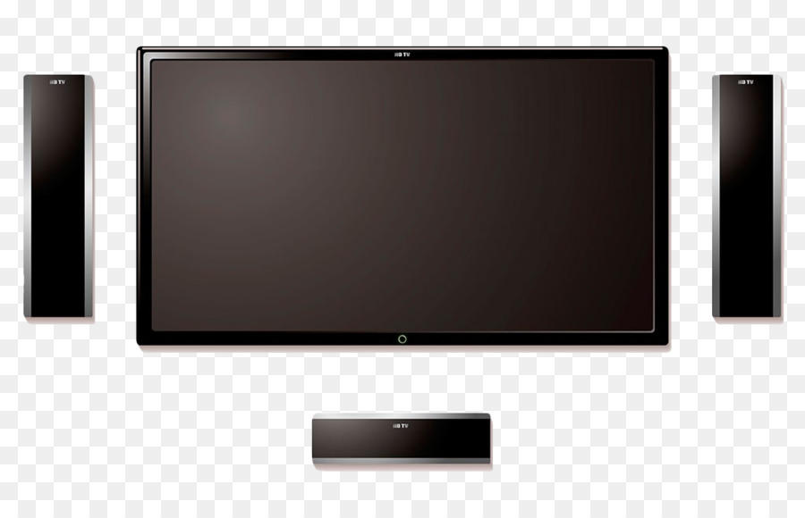 Une Télévision Lcd，Haut Parleur PNG