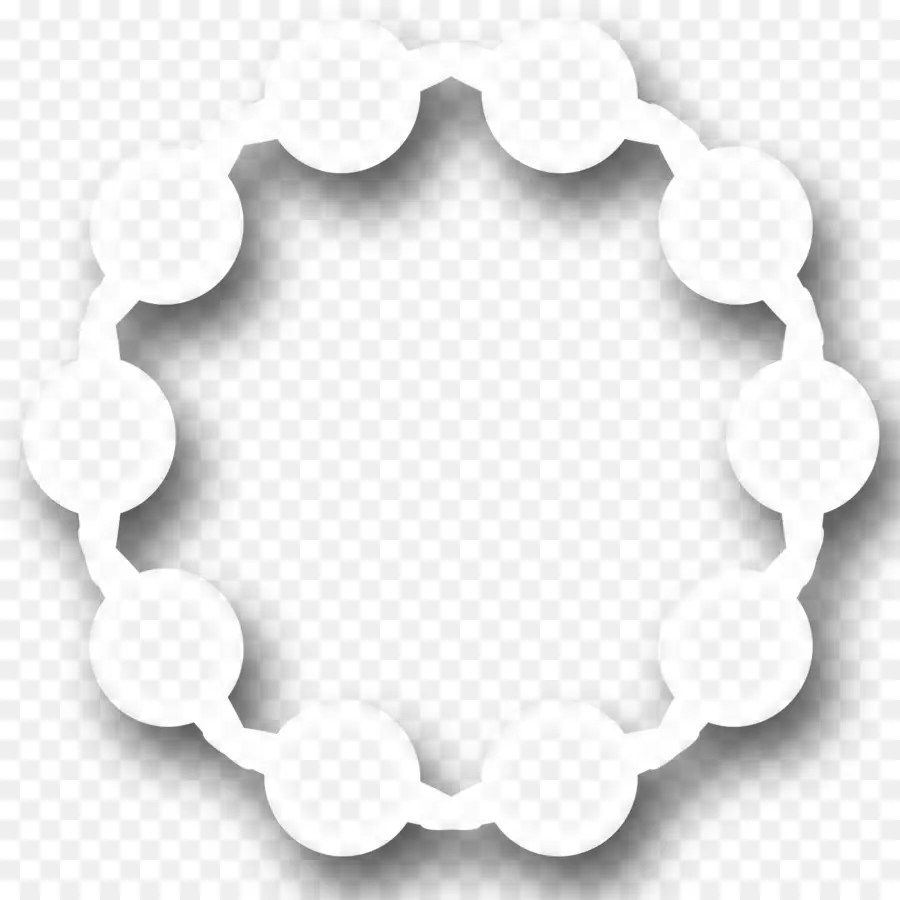 Chaîne Circulaire Blanche，Cercle PNG