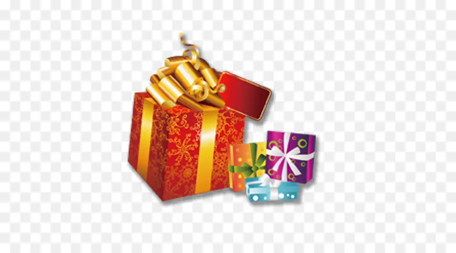 Coffret Cadeau，Ornements PNG