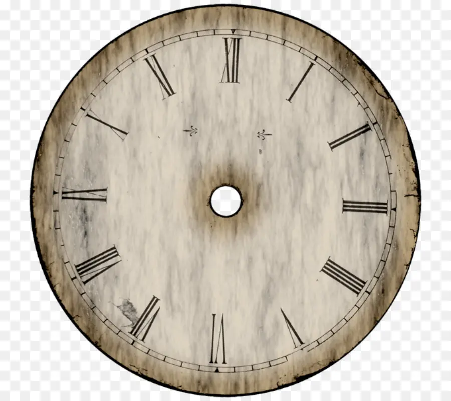 Cadran D'horloge Vintage，Chiffres Romains PNG