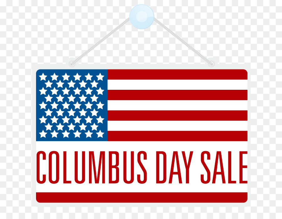 Panneau De Vente Du Jour De Columbus，Drapeau Américain PNG