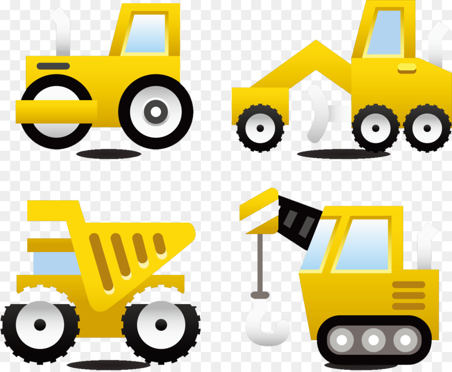 Véhicules De Chantier，Bulldozer PNG