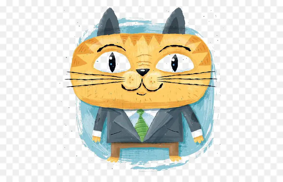 Chat D'affaires，Costume PNG