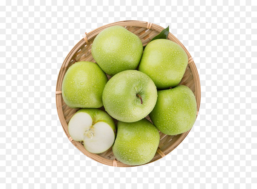 Pommes Vertes Dans Le Panier，Frais PNG