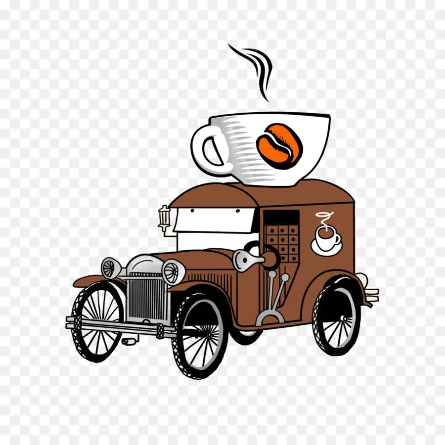 Camion De Café，Café PNG