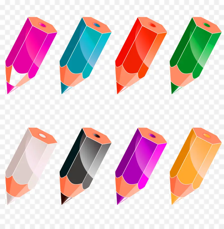 Crayons，Coloré PNG