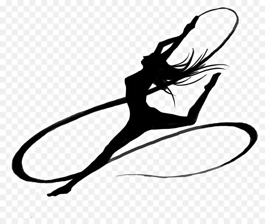 Silhouette De Danseur，Danse PNG