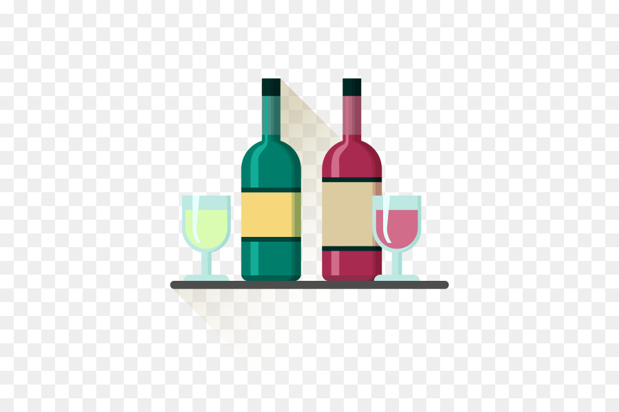 Bouteilles De Vin，Lunettes PNG