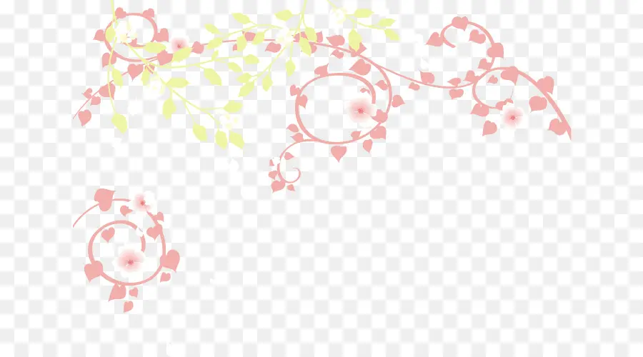 Bordure Florale，Fleurs PNG